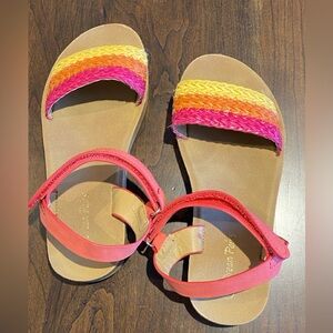 Dream Pairs Girls Rainbow Sandals